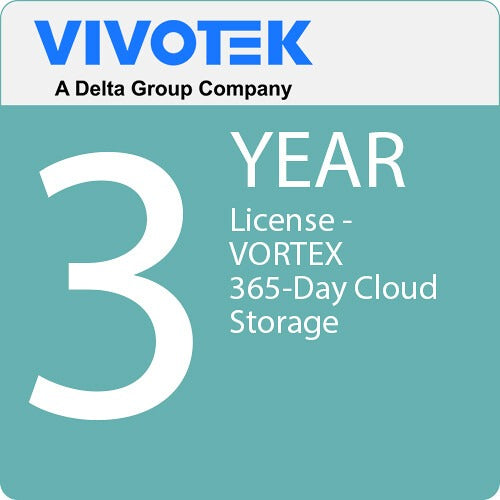 Vivotek VX-CS365D-3Y VIVOTEK VORTEX 365-Day Cloud Storage 3-Year License/Cam