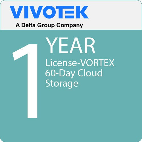 Vivotek VX-CS60D-1Y VIVOTEK VORTEX 60-Day Cloud Storage 1-Year License/Cam