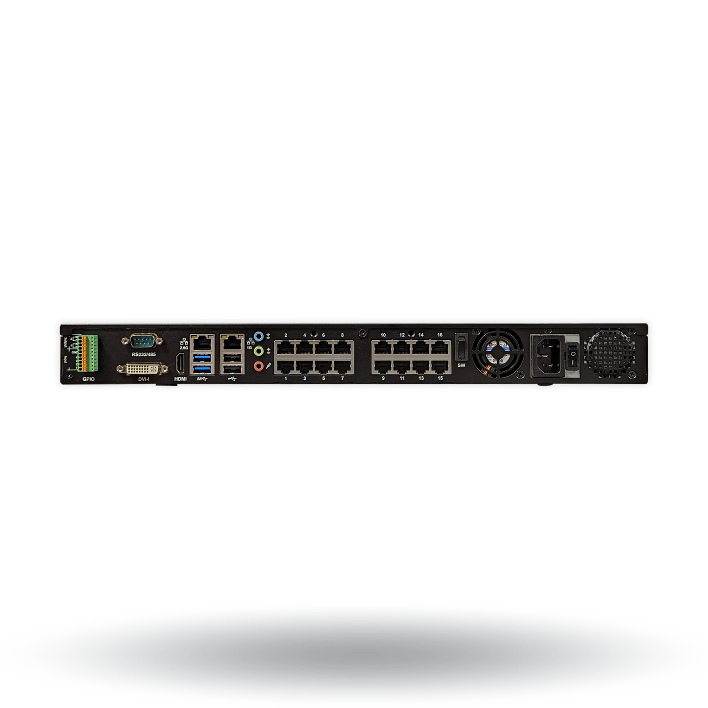 Digital Watchdog DW-BJCX4T-LX Blackjack CX 16-channel embedded PoE NVR powered by DW Spectrum