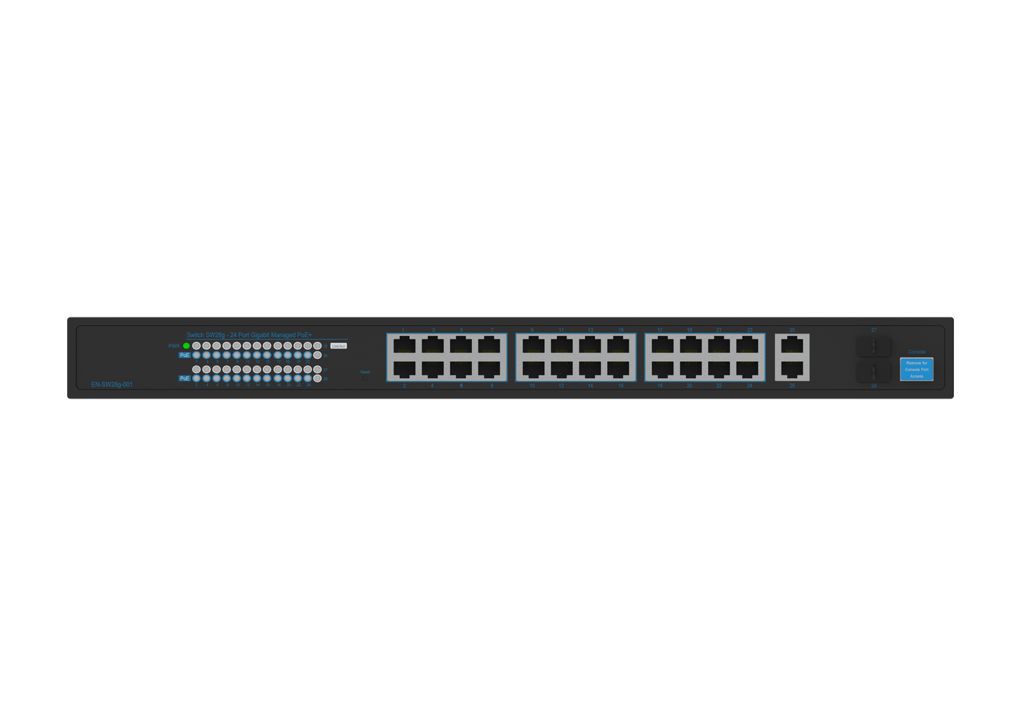 Hanwha Vision SKY-SW28g-001Network Switch SW28g