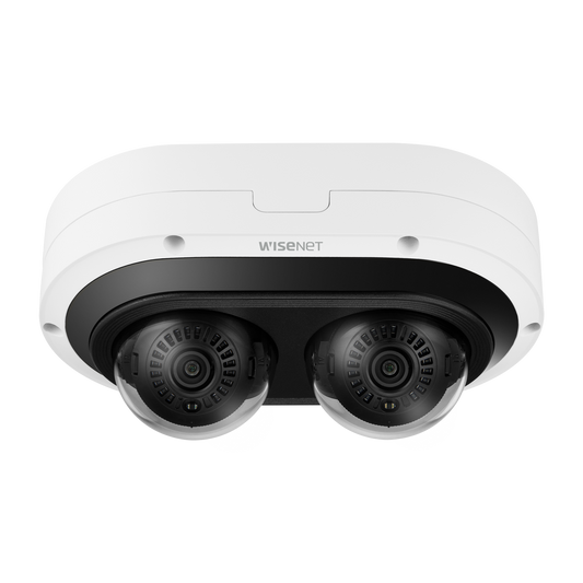 Hanwha Vision PNM-C12083RVD6MP X 2 AI, IR outdoor Dome