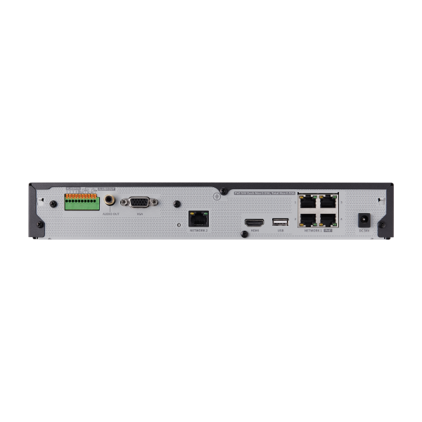 Hanwha Vision XRN-420S-6TBNVR with PoE+