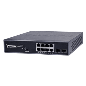 Vivotek AW-GEV-104B-130 8xGE PoE+2xGE SFP Web Smart Managed Switch, NetworkView 130W