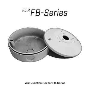 FLIR CB-WLBX-62 Wall Junction Box for FB-series