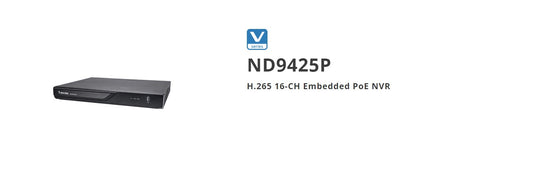 Vivotek ND9425P H.265 16-CH Embedded PoE NVR