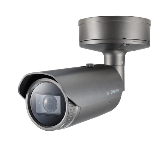 Hanwha Vision PNO-A9081RLP4K IR Bullet AI camera with Wisenet Road AI