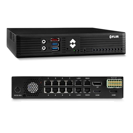 FLIR USS-EDGE-POE-16TB Edge Server with 16TB storage and 8-port